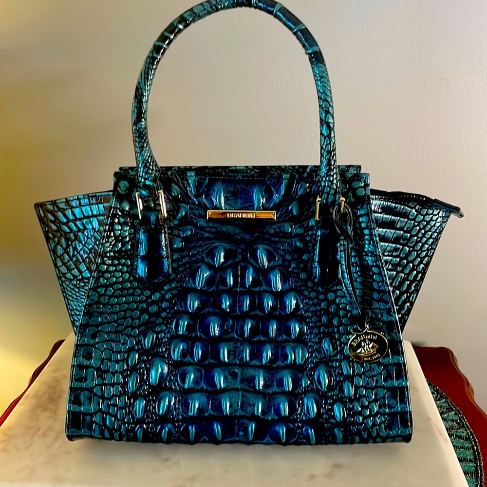 Very RARE and desired Mini Priscilla Verdigris by Brahmin